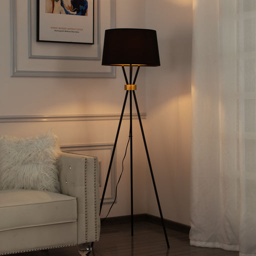 Sleek 63.2" Black Tripod Floor Lamp for Modern Homes - Monsta Online