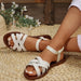 Women's Orthopedic Spring Sandals – Cushioned Open Toe Adjustable Strap Sandals - Monsta Online
