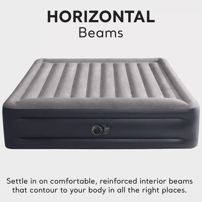 Deluxe Blow Up Air Bed Mattress With Built - in Pump, King - Monsta Online