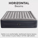 Deluxe Blow Up Air Bed Mattress With Built - in Pump, King - Monsta Online