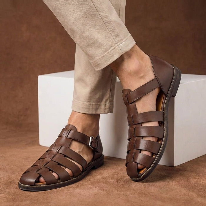 Luxurious Riviera Fisherman Sandals for Adults - Breathable Summer Travel Essential - Monsta Online