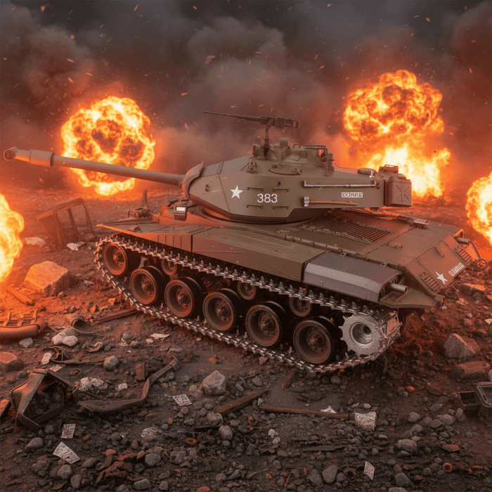 Professional 1:16 Scale Remote Control US Walker Bulldog Tank Metal Version for Teens and Adults - Monsta Online