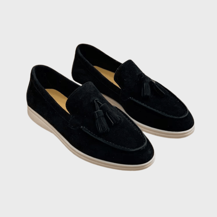 Yorkton Suede Loafers – Men's Slip - On Moc - Toe Suede Loafers - Monsta Online