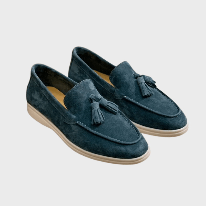 Yorkton Suede Loafers – Men's Slip - On Moc - Toe Suede Loafers - Monsta Online