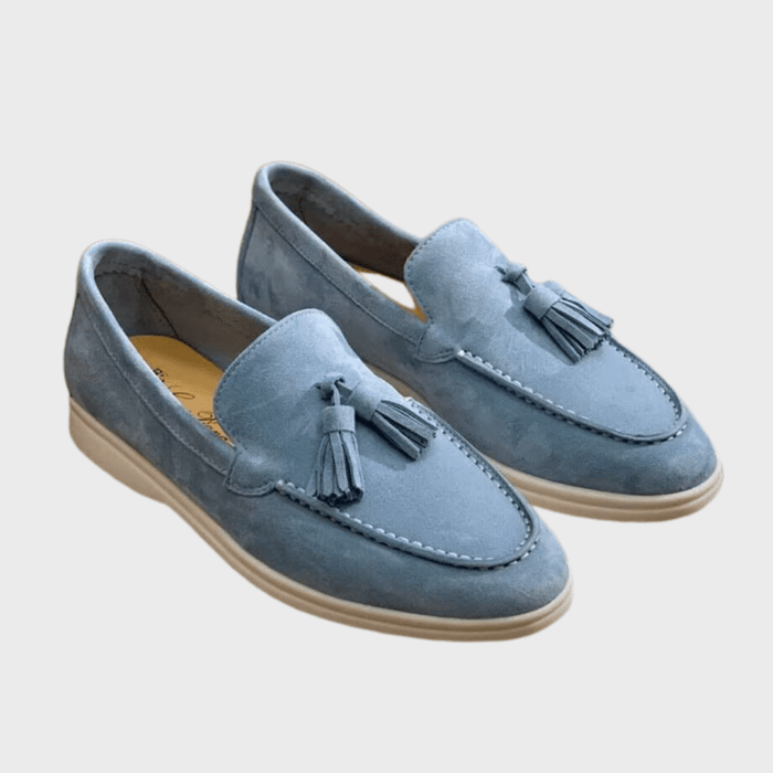 Yorkton Suede Loafers – Men's Slip - On Moc - Toe Suede Loafers - Monsta Online