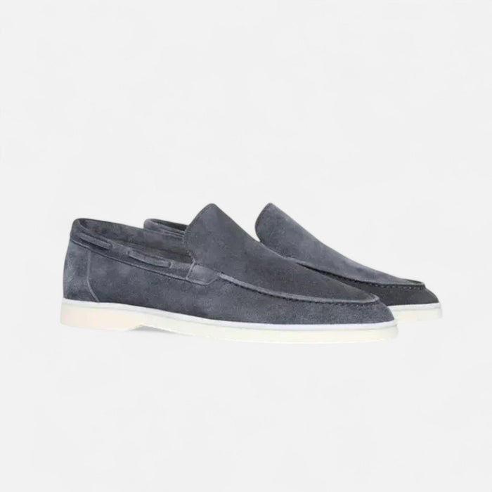 Men's Suede Slip - On Loafers – Elegant Dress Shoes for Work, Formal & Smart Casual Wear - Monsta Online