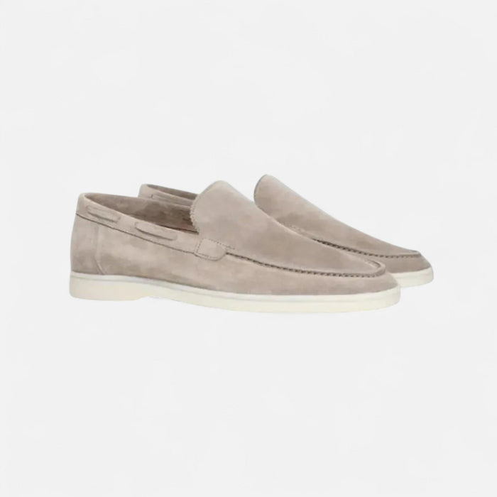 Men's Suede Slip - On Loafers – Elegant Dress Shoes for Work, Formal & Smart Casual Wear - Monsta Online