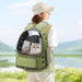 Breathable Transparent Cat Carrier Backpack for Safe and Comfortable Adventures - Monsta Online
