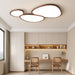 Dark Wood Ceiling Light – Ultra - Thin Nordic LED Flush Mount - Monsta Online