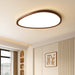 Dark Wood Ceiling Light – Ultra - Thin Nordic LED Flush Mount - Monsta Online
