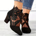 Charlene Floral Lace Heels – Women's Handmade Floral Lace Heels - Monsta Online