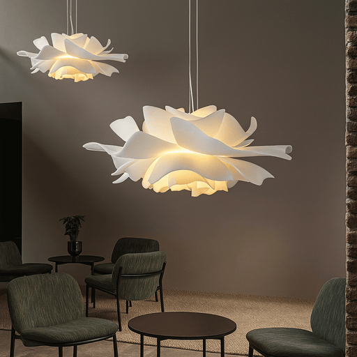 Flowerleaf Pendant Light – Acrylic Petal LED Fixture for Dining Rooms, Bedrooms & Living Spaces - Monsta Online