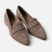 Women's Retro Pointed - Toe Loafers – Chic Leather Slip - On Flats for Every Occasion - Monsta Online