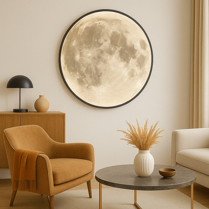Moon Wall Lamp – Celestial LED Night Light for Bedroom, Living Room & Garden - Monsta Online