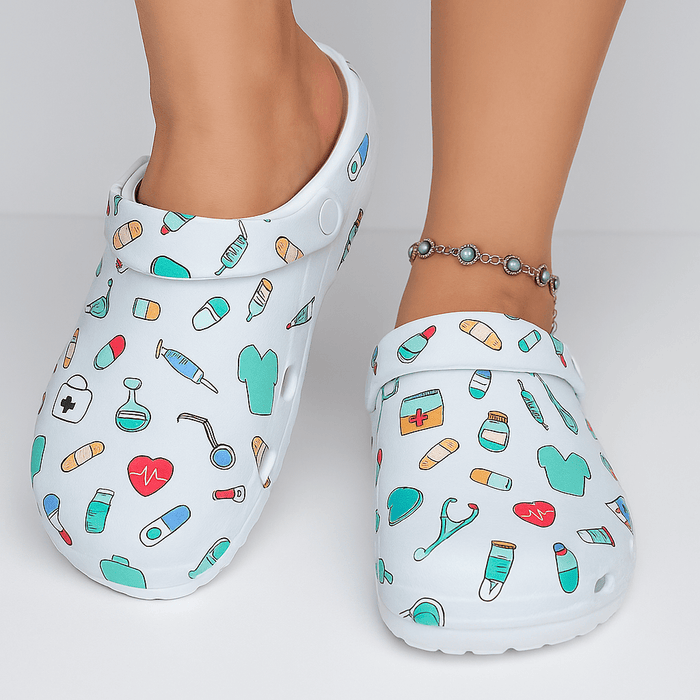 Comfort Women's Nursing Clogs - Lightweight Slip On Shoes for All - Day Wear - Monsta Online