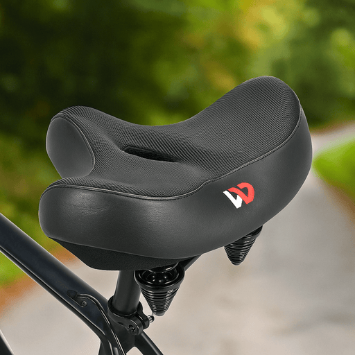 Ergonomic Wide Bike Seat for MTB and Road Bikes – Comfortable Cushion Saddle for Long Rides - Monsta Online