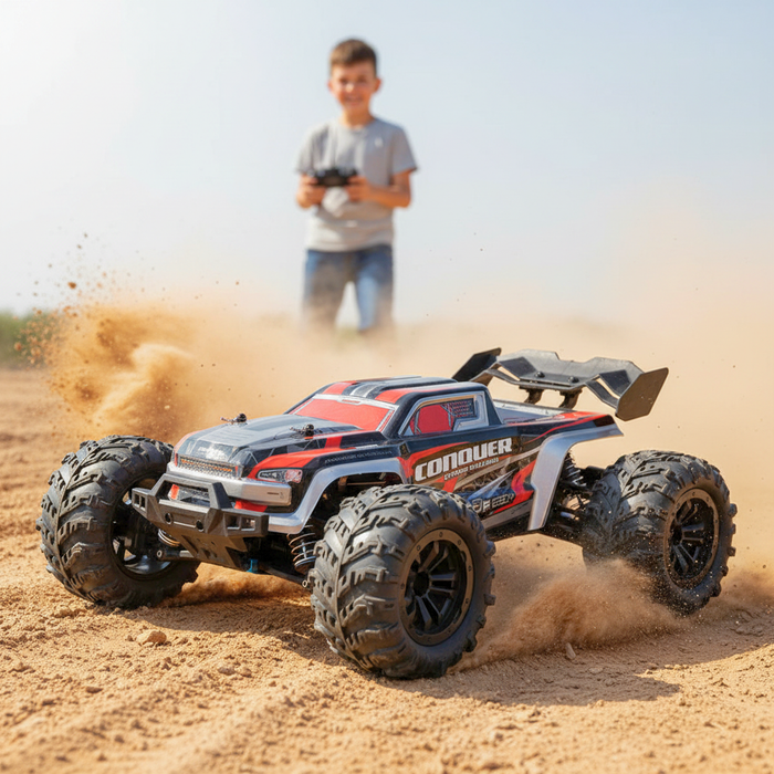 Conquer: 31 MPH Remote Control Racing Buggy - Monster Truck With Dual Batteries