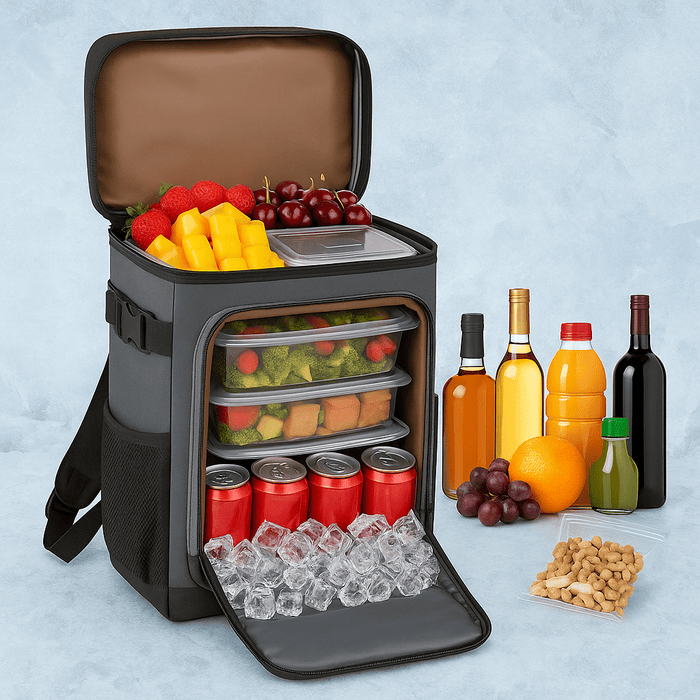 Heavy - Duty 30L Cooler Insulated Backpack with Leakproof Design for Camping and Travel - Monsta Online