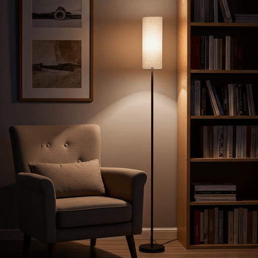 Modern Color Adjustable Floor Lamp - Remote Control & Dimming Function for Living Rooms - Monsta Online