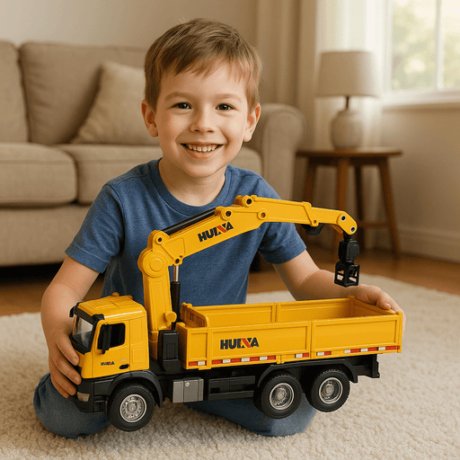 1:14 Scale 26CH Metal RC Crane Dump Truck – Remote Control Construction Toy for Kids - Monsta Online