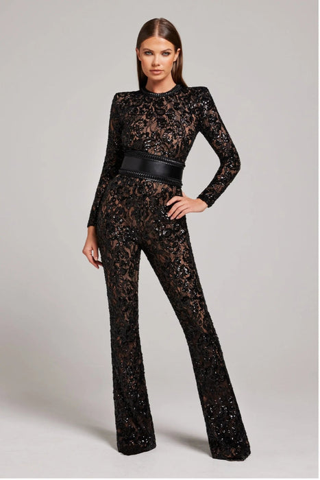 Crystal Bodysuit – Women's Elegant Stretchy Figure - Flattering Bodysuit - Monsta Online