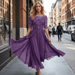 Women's Elegant Dress – Breathable, Flattering Fit for Weddings, Cocktail & Special Occasions - Monsta Online