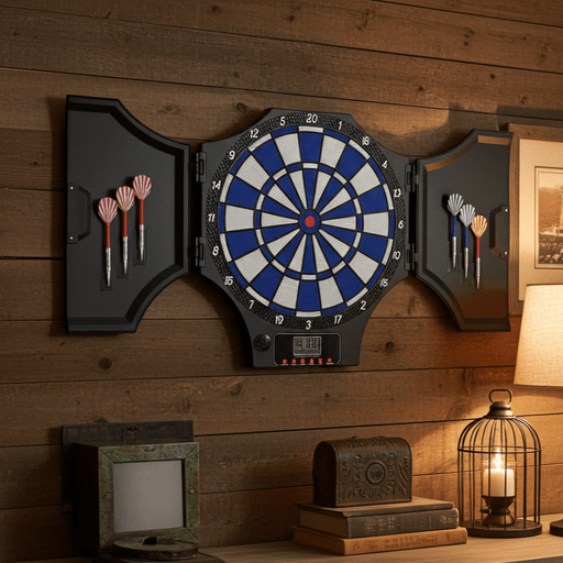 Electronic Dartboard and Darts Set with Score Display and 6 Darts - Monsta Online