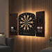 Digital Dartboard Cabinet Set with LED Display and Complete Accessories - Monsta Online