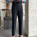 Dean Gurkha Pants – Men's High - Waisted Pleated Trousers - Monsta Online
