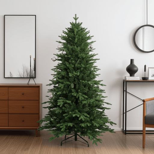 4FT Artificial Christmas Tree — 919 Tips, PE+PVC, Full Shape, Hinged, Metal Stand - Monsta Online