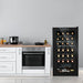 Premium 28 Bottle Wine Cooler Fridge with Silent Compressor Technology - Monsta Online