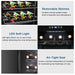 Premium 28 Bottle Wine Cooler Fridge with Silent Compressor Technology - Monsta Online