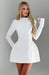 Donnabeth High - Neck Mini Dress – Women's Fitted Elegant Cocktail Dress - Monsta Online