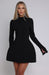 Donnabeth High - Neck Mini Dress – Women's Fitted Elegant Cocktail Dress - Monsta Online