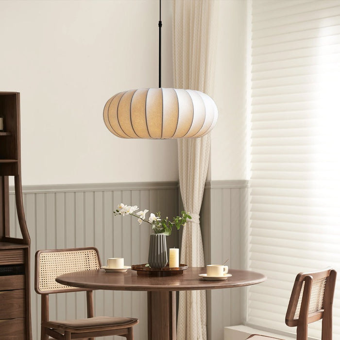 Verona Silk Pendant Light – Luxury Handcrafted Hanging Lamp - Monsta Online