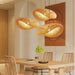 Bamboo Pendant Light – Natural Woven Ceiling Lamp - Monsta Online