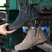 Edwin Steel Toe Work Boots – Men's Durable Leather Safety Boots - Monsta Online