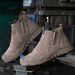 Edwin Steel Toe Work Boots – Men's Durable Leather Safety Boots - Monsta Online