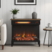 24" Modern Electric Fireplace Three - Sided Glass with Remote and Adjustable Flame - Monsta Online