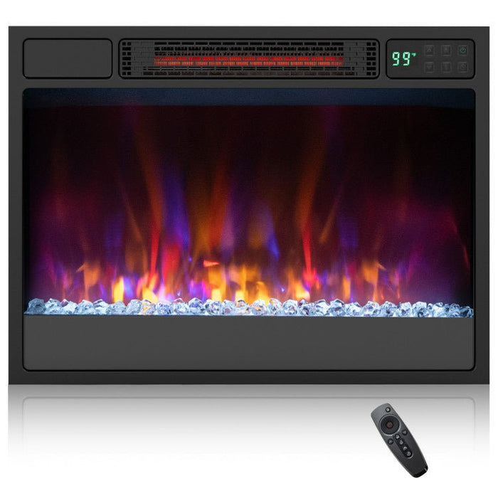 23 Inch Recessed Electric Fireplace Insert 1500W with Remote Control - Monsta Online