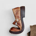 Emiliana T - Strap Leather Shoes – Women's Classic Buckle T - Strap Shoes - Monsta Online