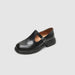 Emiliana T - Strap Leather Shoes – Women's Classic Buckle T - Strap Shoes - Monsta Online
