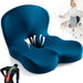 Ergonomic Seat Cushion with Lumbar Support – Memory Foam Posture Cushion for Office, Car & Travel - Monsta Online