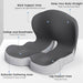 Ergonomic Seat Cushion with Lumbar Support – Memory Foam Posture Cushion for Office, Car & Travel - Monsta Online