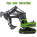 1:12 Scale RC Semi - Trailer Flatbed Truck with Excavator Radio Controled Toy Set for Kids with Dual Batteries - Monsta Online