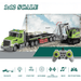 1:12 Scale RC Semi - Trailer Flatbed Truck with Excavator Radio Controled Toy Set for Kids with Dual Batteries - Monsta Online