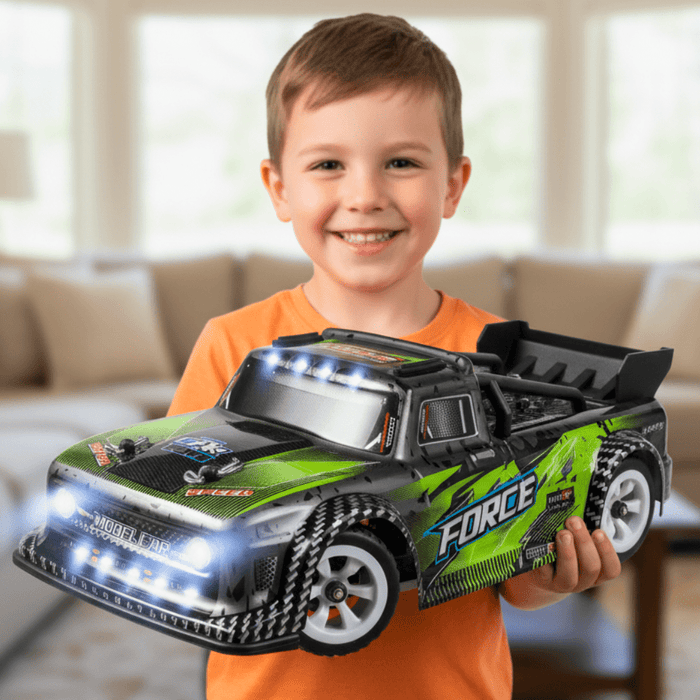 Force Fury Fast Mini RC Car for Kids - 19 MPH 4WD Monster Truck Toy with Dual Batteries & Drift Mode - Monsta Online