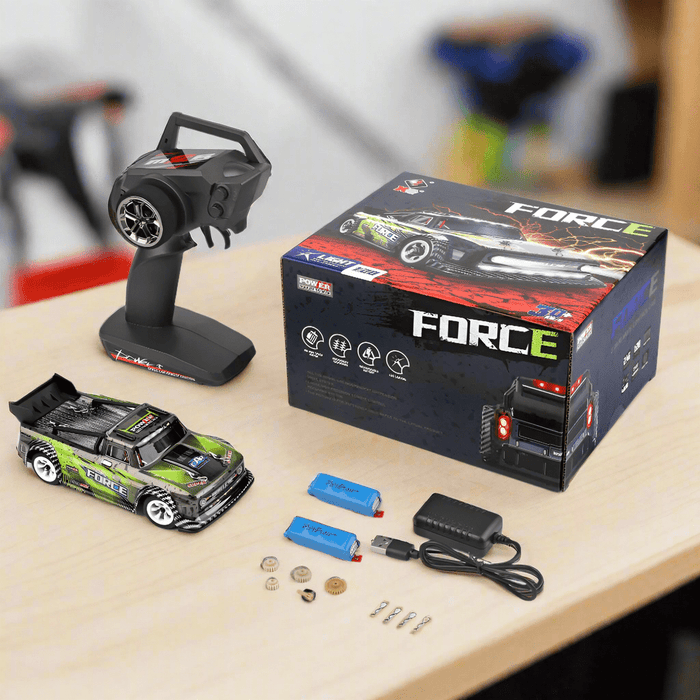 Force Fury: 1:28 Scale 4WD RC Mini Monster Drift Truck - Toy Grade Remote Control Car for Kids and Adults - Monsta Online