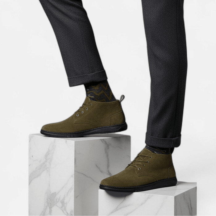 Men's Luxury Lace - Up Shoes – Soft Sole Round Toe Dress Shoes for Smart Casual & Formal Wear - Monsta Online