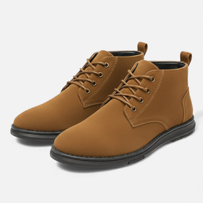 Men's Luxury Lace - Up Shoes – Soft Sole Round Toe Dress Shoes for Smart Casual & Formal Wear - Monsta Online